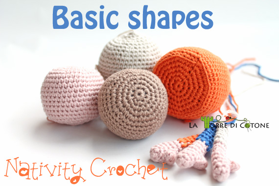 Nativity crochet: basic shapes